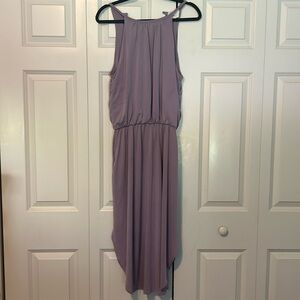 ella more purple dress very soft material size small. good condition